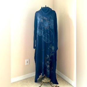 NWT Blue Fish cowl neck gown
